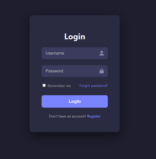 Login ShadowVault